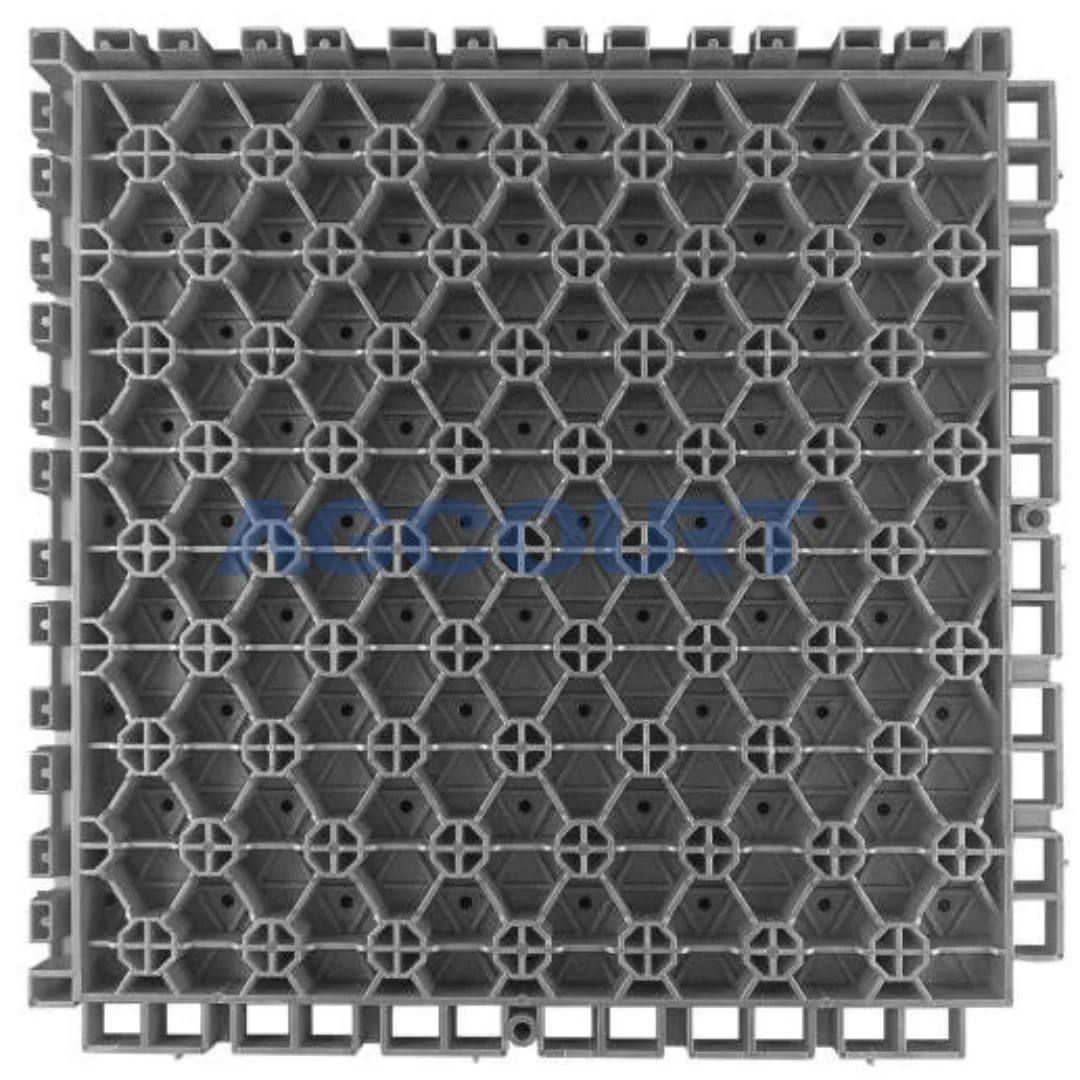 AG-V1-Ultra 21mm Tournament TPE Rubber Sports Flooring Tiles